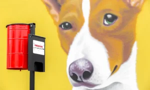 Koš za pseći izmet Tobi s dozatorom