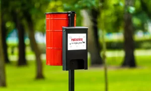 Koš za pseći izmet Tobi s dozatorom