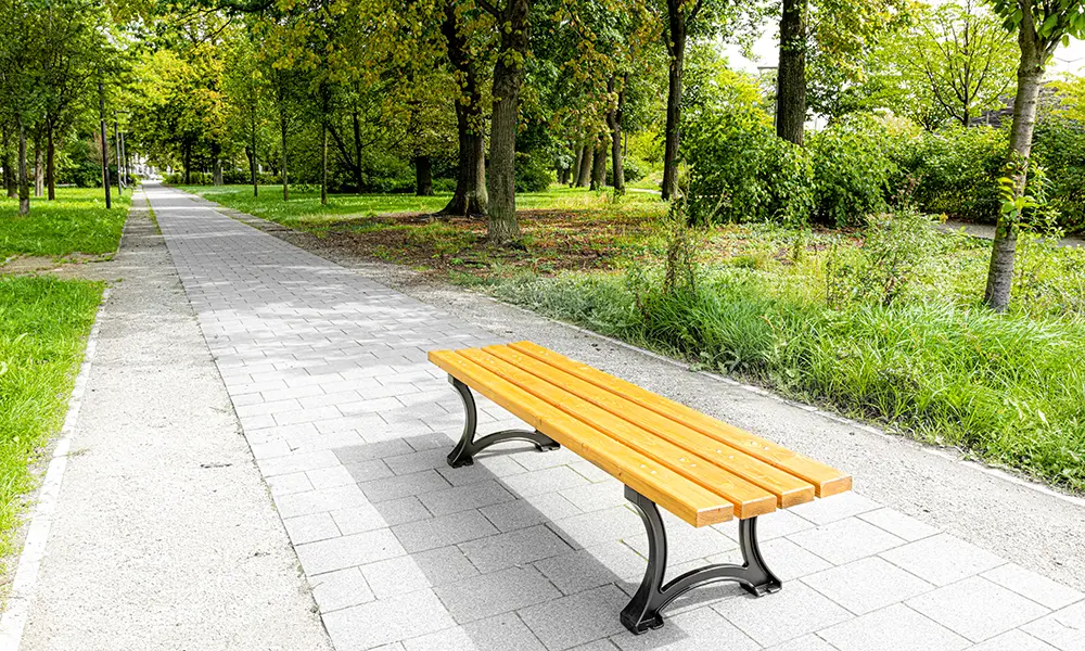 Klupa Lodz bez naslona