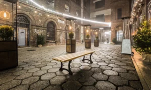 Klupa Lodz bez naslona