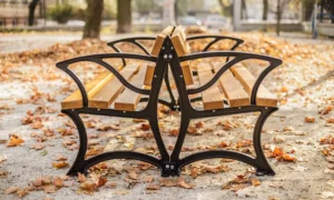 Klupa Lodz DUO s rukonaslonom