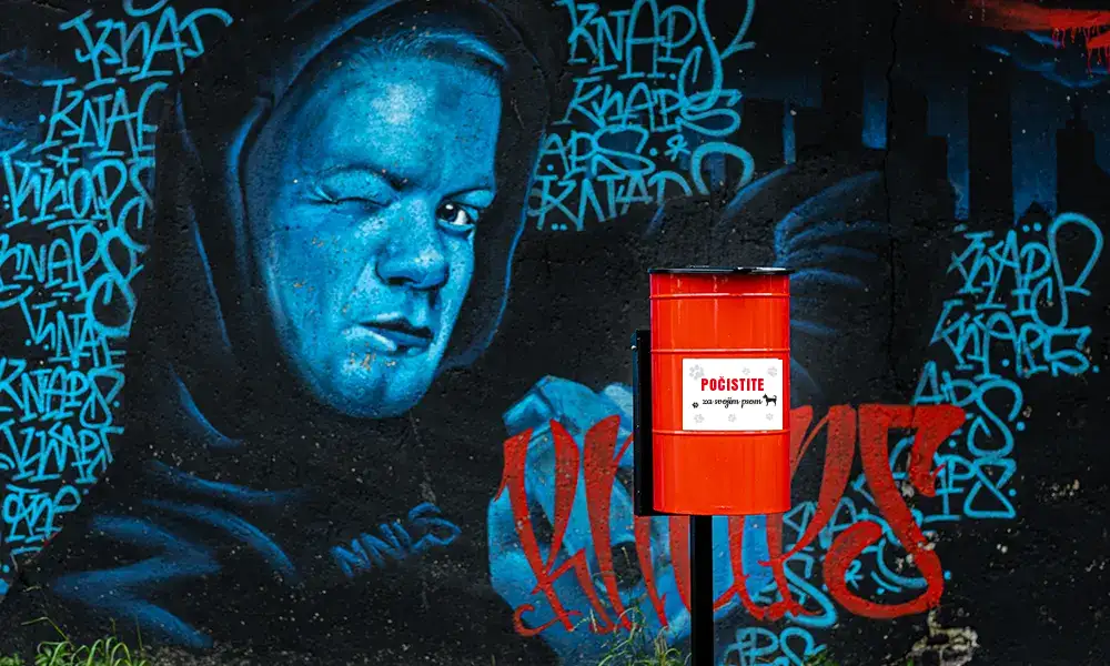 Koš za pseći izmet Tobi