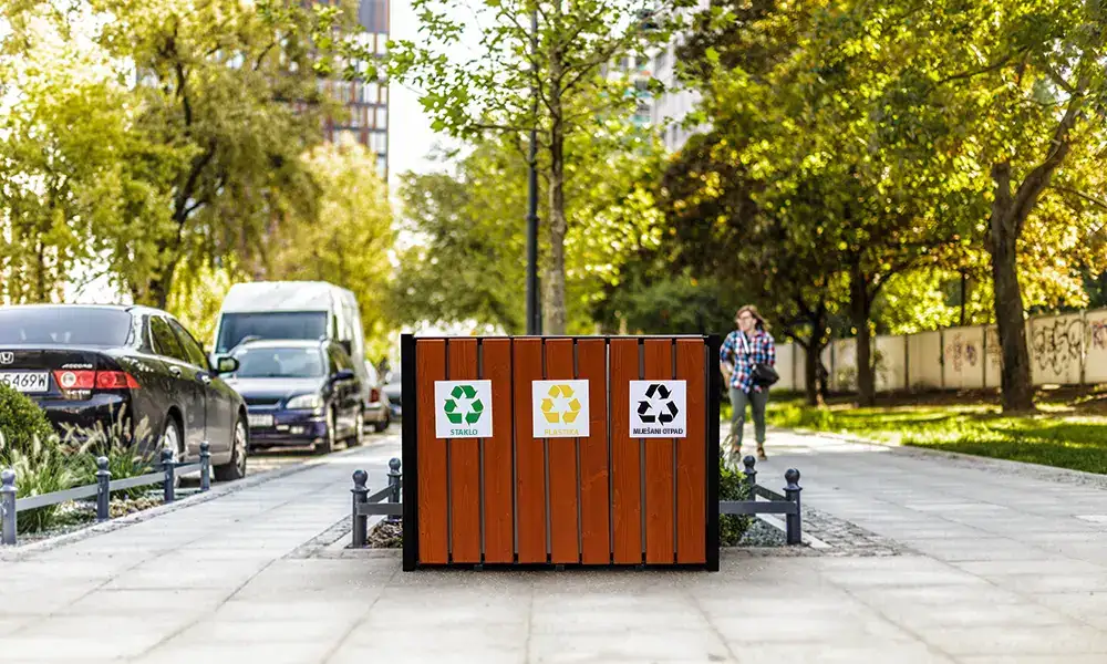 Koš za razvrstavanje otpada Aster