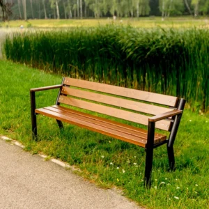 Klupa Gladiator Bis s drvenim rukonaslonom