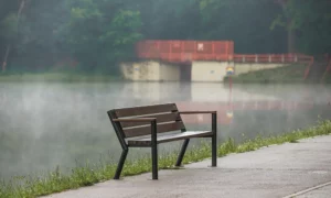 Klupa Gladiator Bis s drvenim rukonaslonom