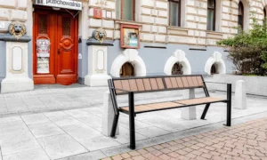 Klupa Gladiator WPC s rukonaslonom