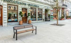 Klupa Gladiator WPC s rukonaslonom