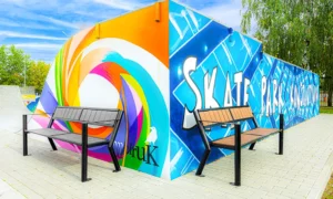 Klupa Gladiator WPC s rukonaslonom