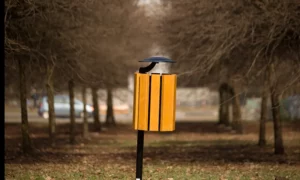 Ženeva koš za smeće natkriveni