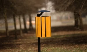 Ženeva koš za smeće natkriveni