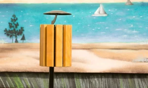 Ženeva koš za smeće natkriveni