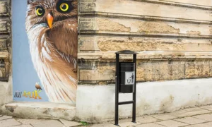 Koš za smeće Oslo II natkriven