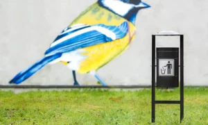 Koš za smeće Oslo II natkriven