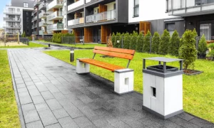 Koš za smeće Roma natkriveni