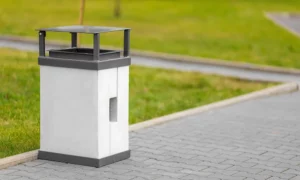 Koš za smeće Roma natkriveni