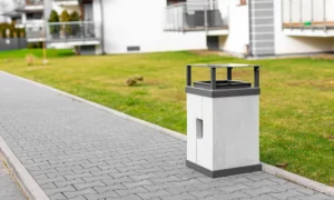 Koš za smeće Roma natkriveni