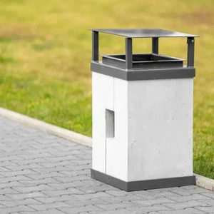 Koš za smeće Roma natkriveni