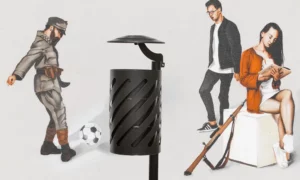 Koš za smeće Sofia Bis natkriveni